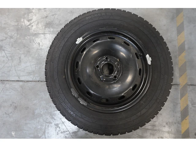 2x band met velg traffic ( gebruikt) 16inch continental - afbeelding 3 van  3