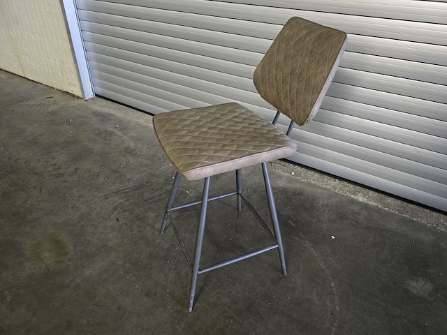 2x barstoel bruin (draaibaar 180 graden) - afbeelding 2 van  6