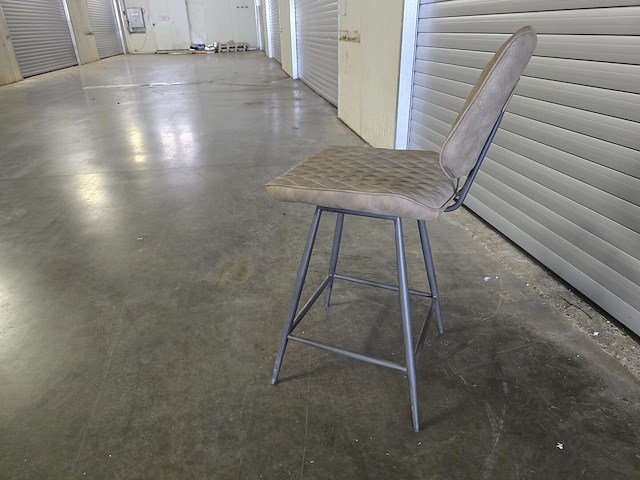 2x barstoel bruin (draaibaar 180 graden) - afbeelding 4 van  6