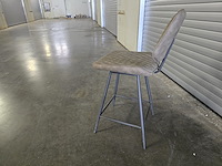 2x barstoel bruin (draaibaar 180 graden) - afbeelding 4 van  6