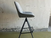 2x barstoel oasis grey met draaifuntie - afbeelding 1 van  3