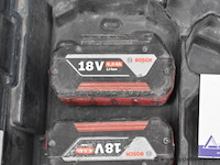 2x batterij, bosch, 18v, 6.0ah, li-ion, in koffer, werking niet gekend - afbeelding 2 van  2
