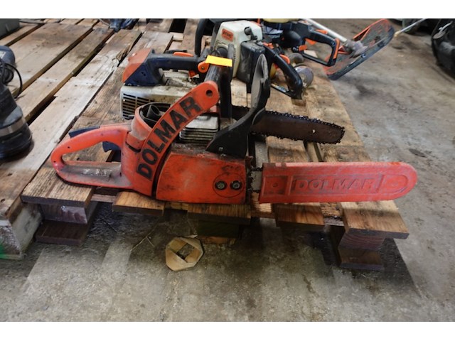 2x benzine kettingzaag stihl/ dolmar - afbeelding 2 van  4