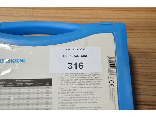 2x bi-metal holesaw kit yphs13k/gnl, 12 piece kit - afbeelding 1 van  5