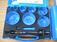 2x bi-metal holesaw kit yphs13k/gnl, 12 piece kit - afbeelding 4 van  5