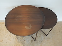 2x bijzettafel & staande lamp - afbeelding 2 van  3