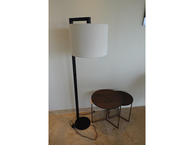2x bijzettafel & staande lamp - afbeelding 3 van  3