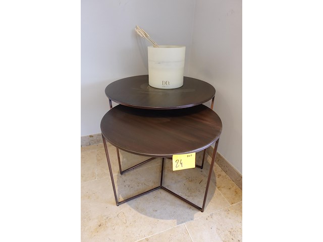 2x bijzettafel - afbeelding 1 van  2