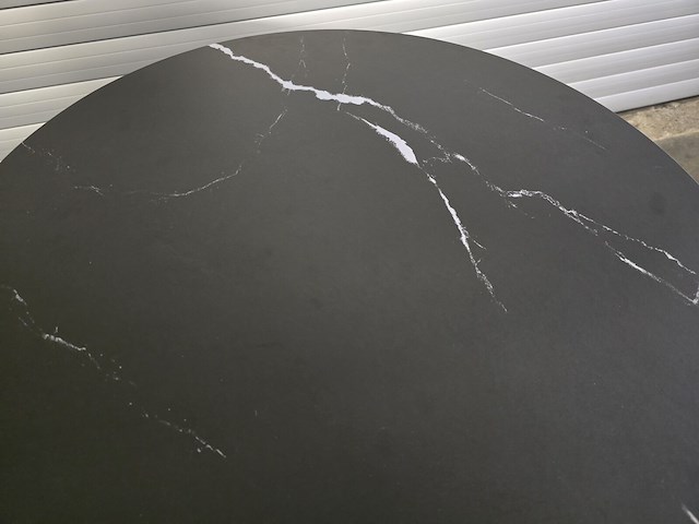 2x bistro keramiek nero zwart rond 68cm - afbeelding 4 van  6
