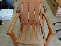 2x bistrotafel + 2x houten stoel - afbeelding 4 van  4