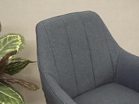 2x blauwe draaibare stoel - afbeelding 2 van  5