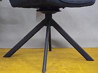 2x blauwe draaibare stoel - afbeelding 4 van  5