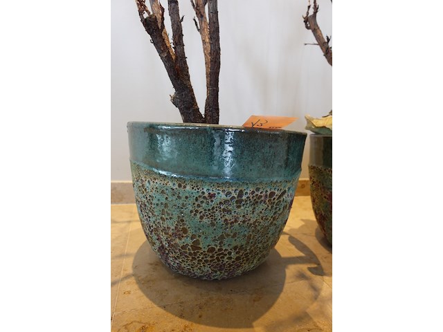 2x bloempot - afbeelding 2 van  4