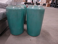 2x bloempot - afbeelding 1 van  2
