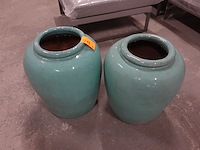 2x bloempot - afbeelding 2 van  2
