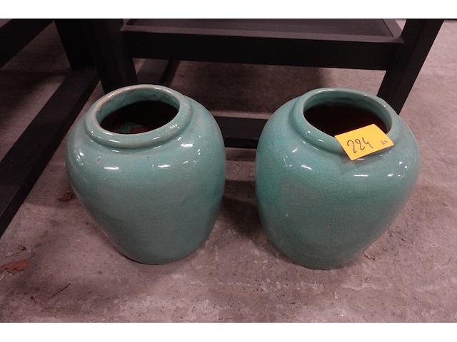 2x bloempot - afbeelding 2 van  2