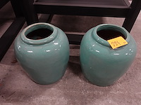 2x bloempot - afbeelding 2 van  2