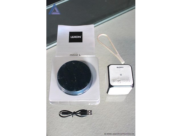 2x bluetooth speaker, lexon mino l en sony srs-x11, werking niet gekend - afbeelding 2 van  3