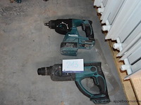 2x boorhamer, makita, wo. dhr243, 18v, zonder accu, werking niet gekend - afbeelding 1 van  1