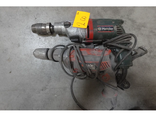 2x boorhamer metabo & black&decker - afbeelding 1 van  5
