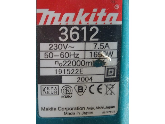 2x bovenfrees makita - afbeelding 4 van  5