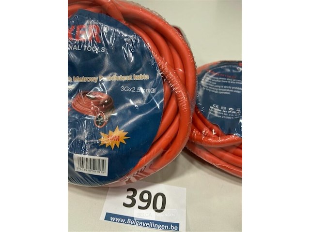 2x boxer verlengkabel 10 meter 3gx2,5mm - afbeelding 3 van  3