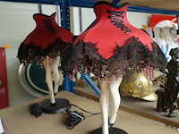 2x brulesque tafellamp - afbeelding 1 van  4