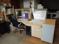 2x bureau + inhoud - afbeelding 2 van  4