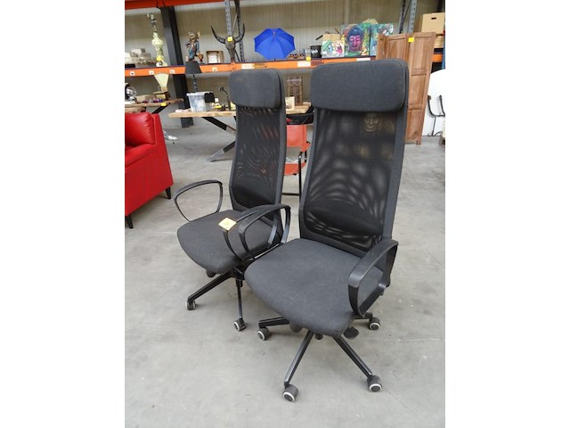 2x bureaustoel - afbeelding 2 van  4