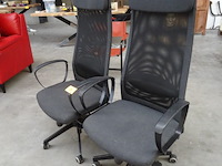2x bureaustoel - afbeelding 2 van  4