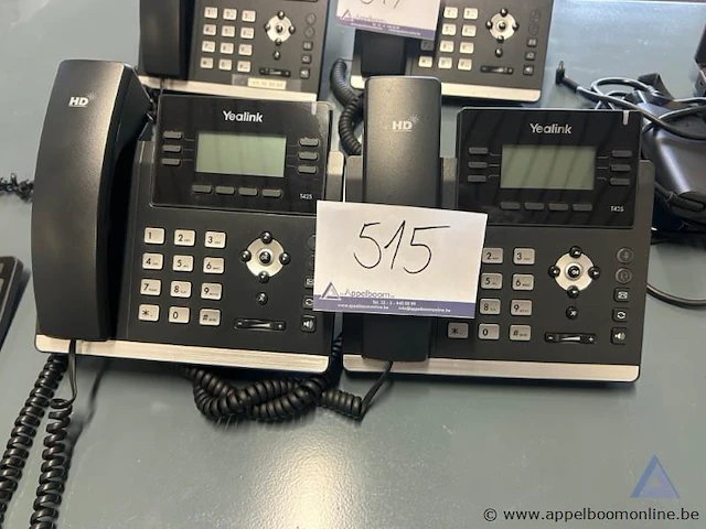 2x bureautelefoon yealink. werking niet gekend. - afbeelding 1 van  1