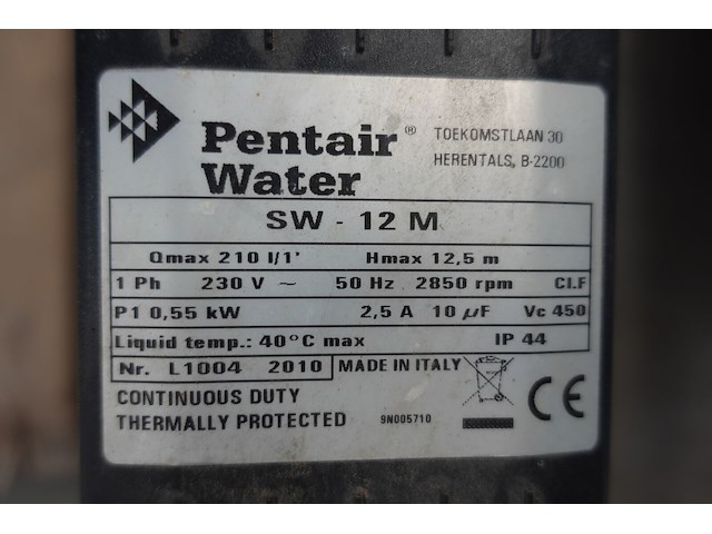 2x circulatiepomp pentair - afbeelding 6 van  7