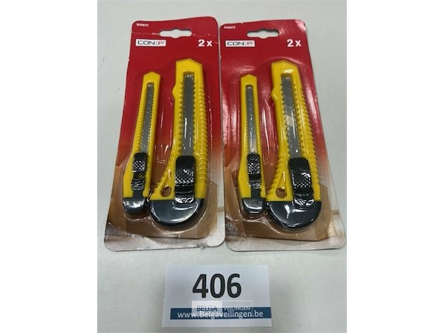 2x connex afbreekmes 9 en 18mm - afbeelding 1 van  3