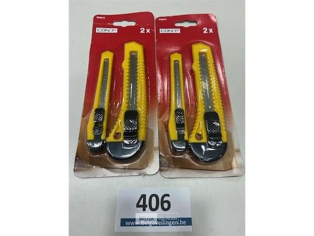 2x connex afbreekmes 9 en 18mm - afbeelding 1 van  3