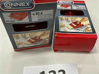 2x connex mini schaaf 43mm inclusief 10 reserve mesjes - afbeelding 1 van  3