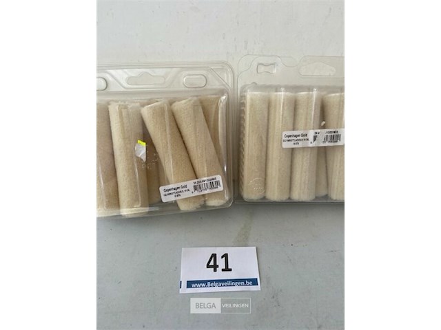 2x copenhagen gold parketroller 4mm velour 10st/doos - afbeelding 2 van  3