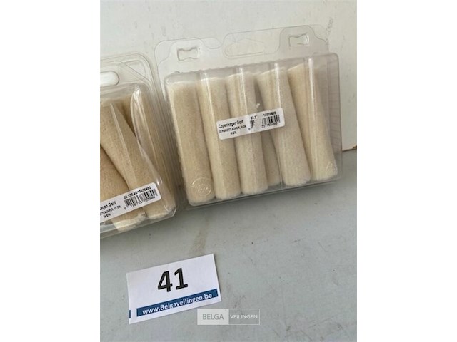 2x copenhagen gold parketroller 4mm velour 10st/doos - afbeelding 3 van  3