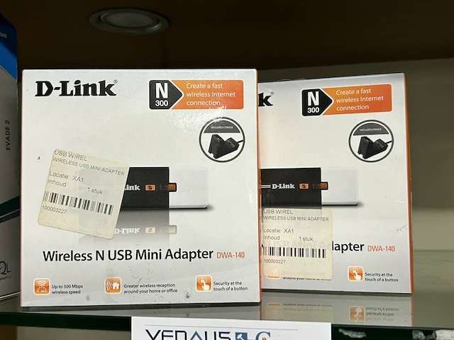 2x d-link draadloos usb mini adapter - afbeelding 1 van  3