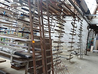 2x dakladder in hout - afbeelding 2 van  4