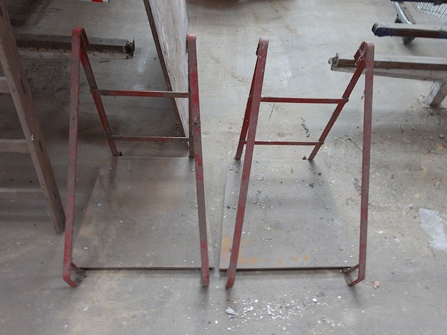 2x dakladder in hout - afbeelding 4 van  4