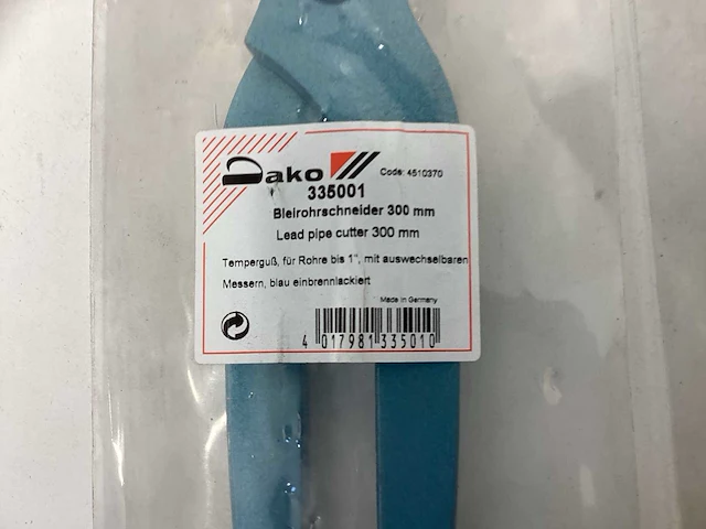 (2x) dako lodenpijpsnijders / leadpipe cutters - 300mm - 1” - afbeelding 5 van  6