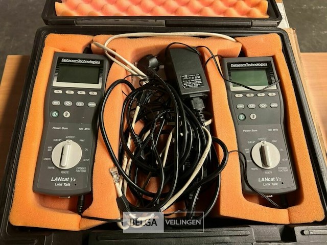 2x datacom technologies lancat vx link talk cable tester - afbeelding 1 van  6
