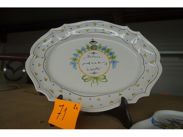 2x decoratief bord - afbeelding 1 van  6