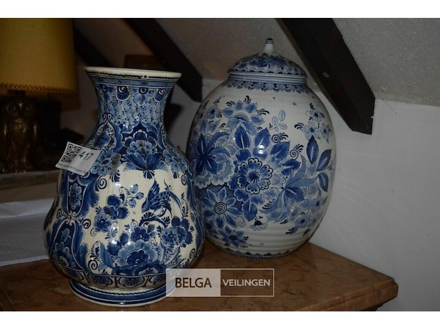 2x delftsblauwe kruiken - afbeelding 1 van  4