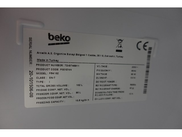 2x diepvries beko - afbeelding 3 van  5
