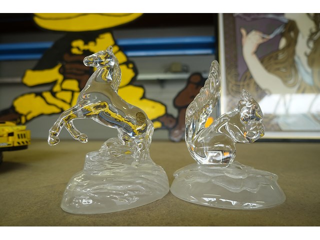 2x dierenbeeld cristal d'arques - afbeelding 2 van  3