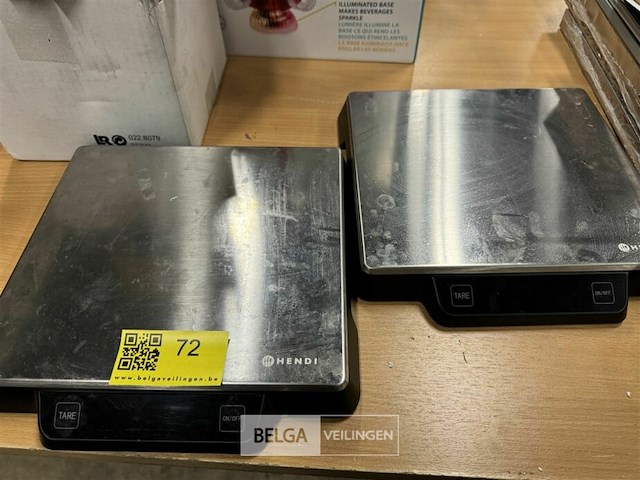 2x digitale keukenweegschaal - afbeelding 1 van  3