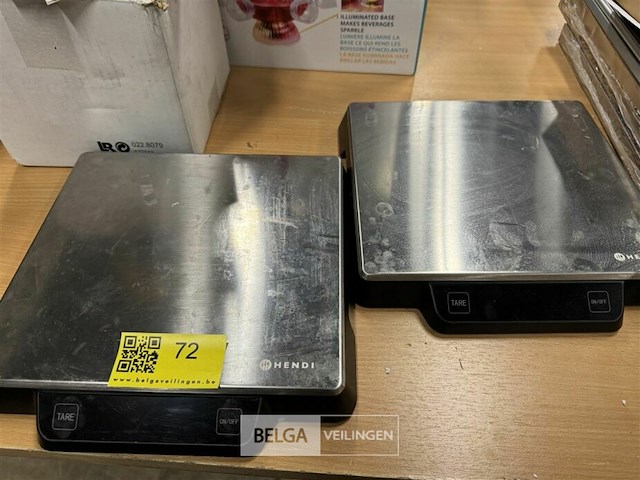 2x digitale keukenweegschaal - afbeelding 2 van  3
