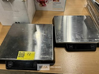 2x digitale keukenweegschaal - afbeelding 2 van  3