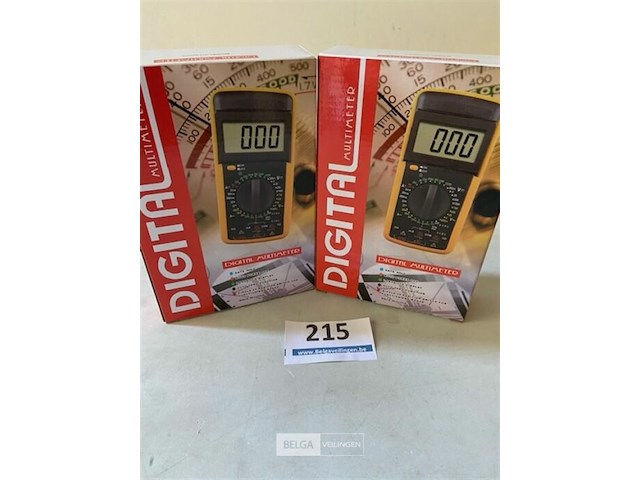 2x digitale multimeter - afbeelding 1 van  3